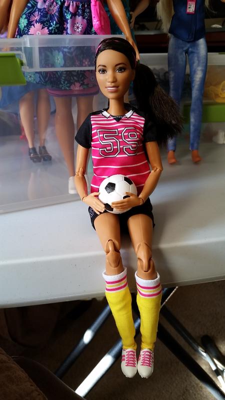 barbie made to move soccer player doll