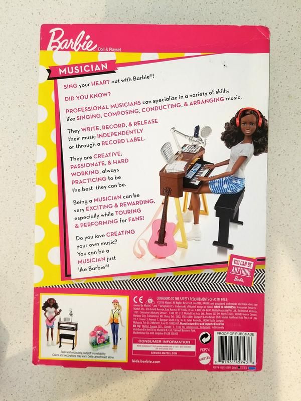 barbie musician playset