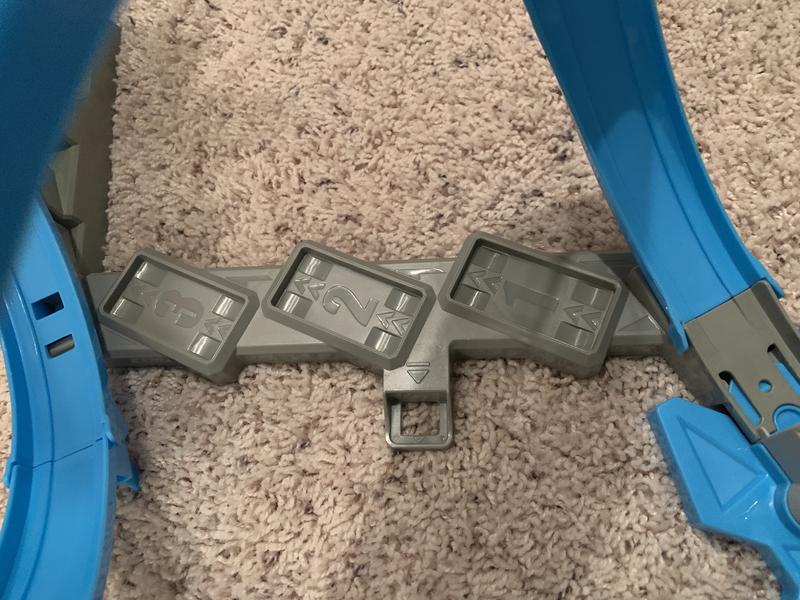 1st, 2nd, and 3rd place car spots.