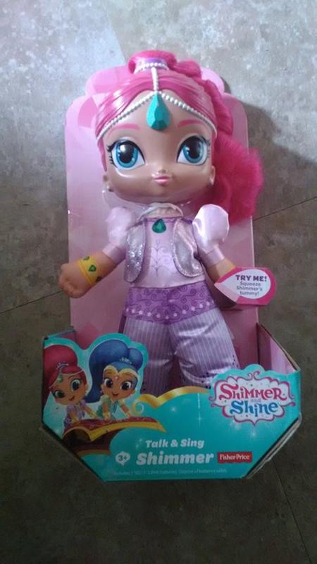 shimmer and shine singing doll