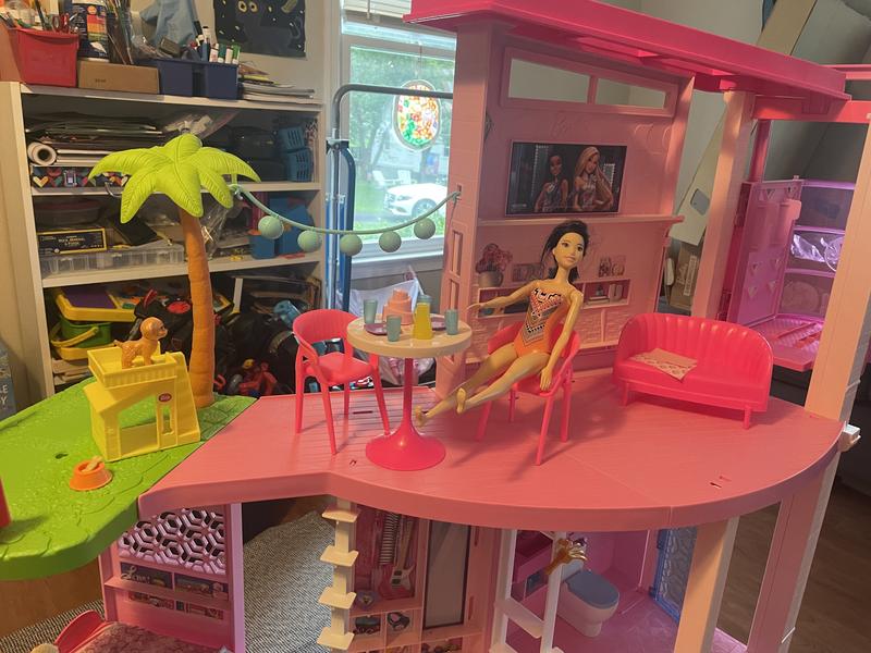 Barbie Dreamhouse, 75+ Pieces, Pool Party Doll House with 3 Story