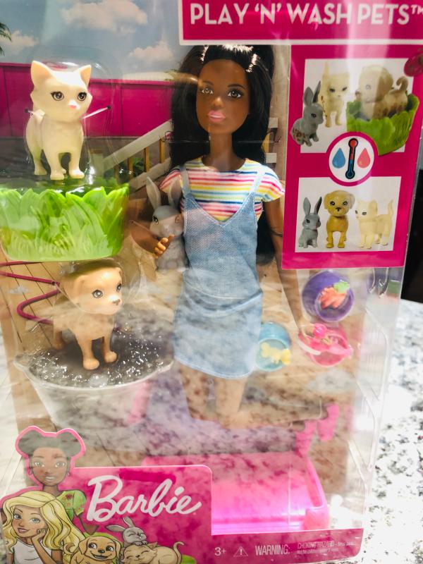 Barbie play n wash pets