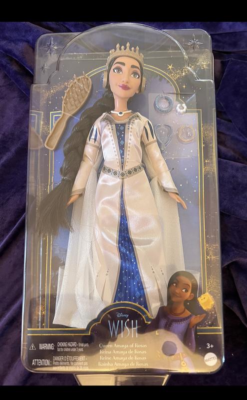 Mattel Disney Wish Queen Amaya of Rosas Fashion Doll, Posable Doll in  Removable Outfit & Shoes with Accessories