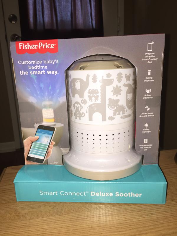 Fisher price smart connect deluxe store soother app