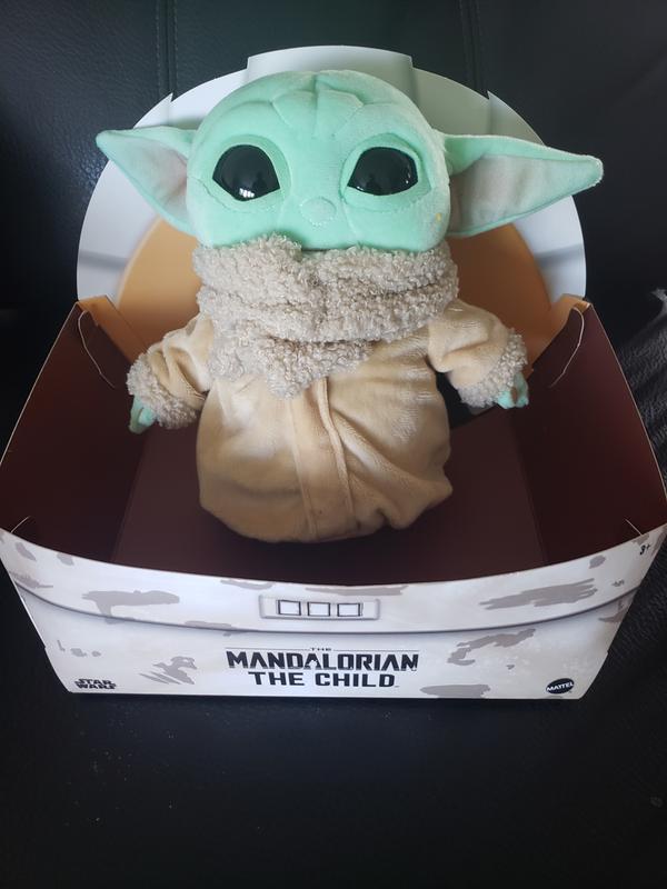 Mattel Star Wars Plush Toys, Grogu Soft Doll from The Mandalorian, 11-inch  Figure, Collectible Stuffed Animals for Kids