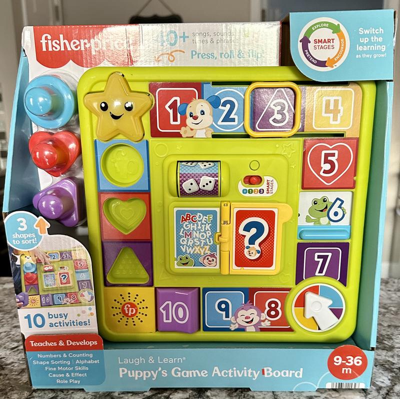 Fisher Price Puppy's Game Activity Board Baby Toy