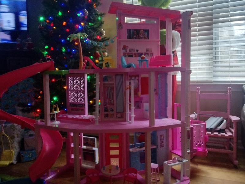 Big barbie dreamhouse online with elevator