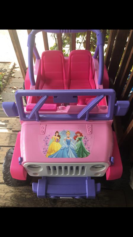 Fisher-Price® Power Wheels® Disney® Princess Jeep® Wrangler in Pink | Bed  Bath & Beyond