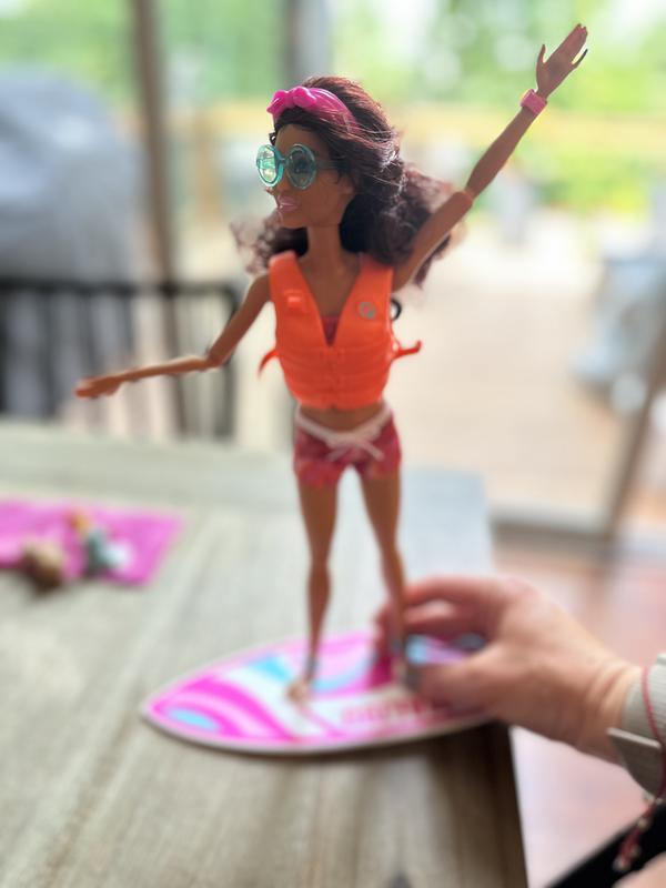 Barbie Doll with Surfboard and Beach Accessories MATTEL