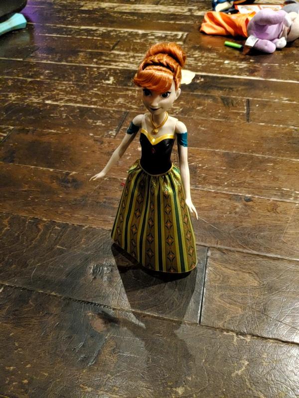 Disney Frozen - Anna Today, for The First Time, Doll with Exclusive Look,  Sings Today, for The First Time from The Movie, Toy for Children 3+ Years