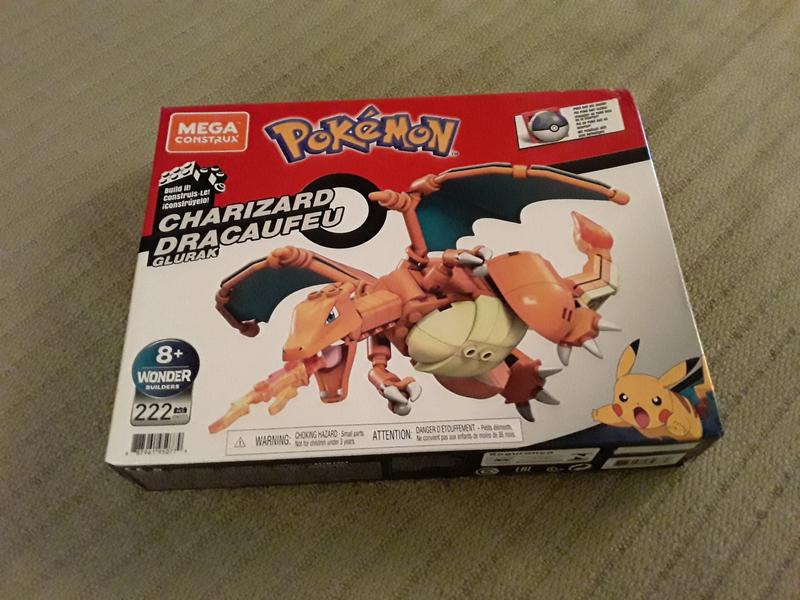 MEGA Pokemon Building Toy Kit Charizard (222 Pieces) with 1 Action