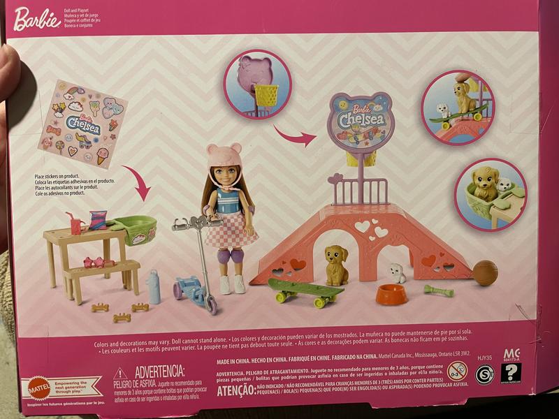 Barbie Chelsea Skatepark Playset - HJY35