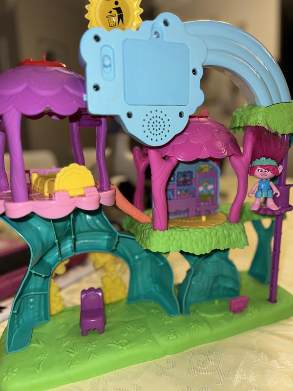 Imaginext Trolls Lights and Sounds Rainbow Treehouse Bundle