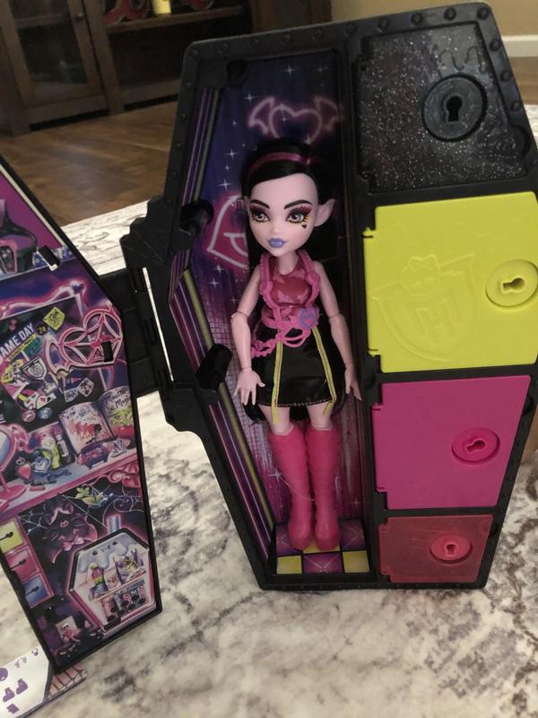 Monster High-Monstrueux Secrets Frankie Stein-Coffret poupée et casier