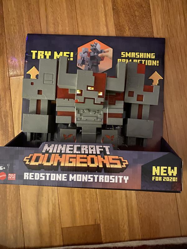 Minecraft Dungeons Redstone Monstrosity Figure Mattel