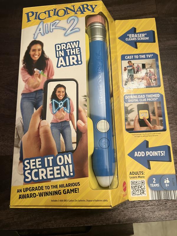 Pictionary Air 2 Family Game for Kids & Adults with Upgraded Light
