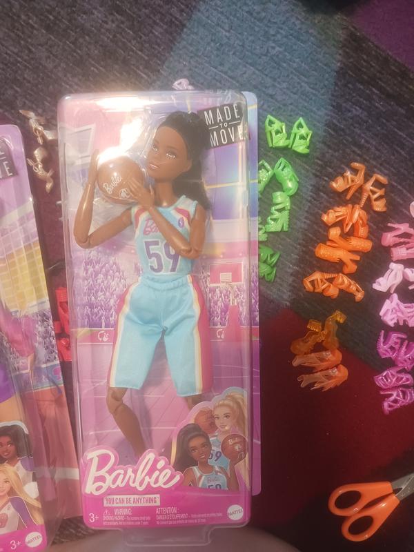 Barbie Doll Accessories, Career Tennis Player Doll with Racket