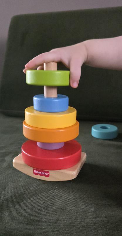 Customer photo for "Wooden rock-a-stack"