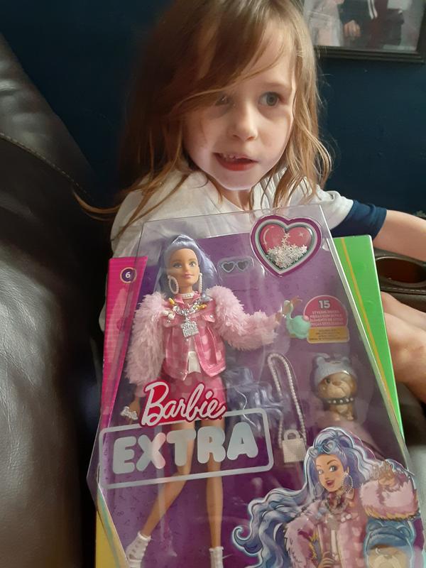 Mattel Barbie Extra Doll, Millie With Periwinkle Hair [New Toy] Paper