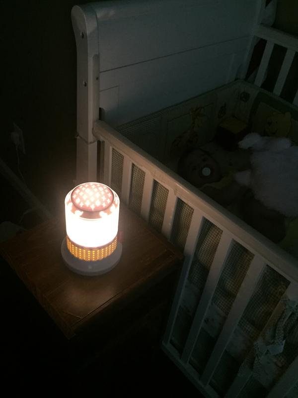 My baby and the lamp