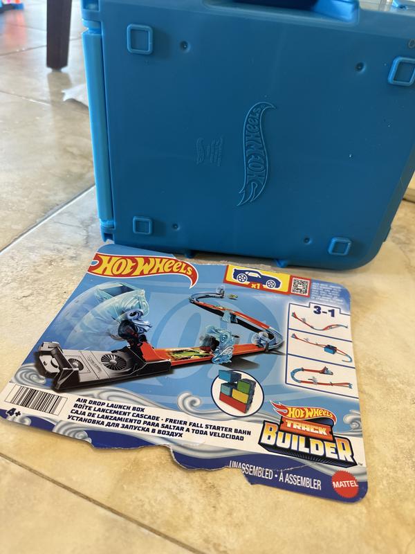 Hot Wheels Air Drop Launch Box Track Builder Set