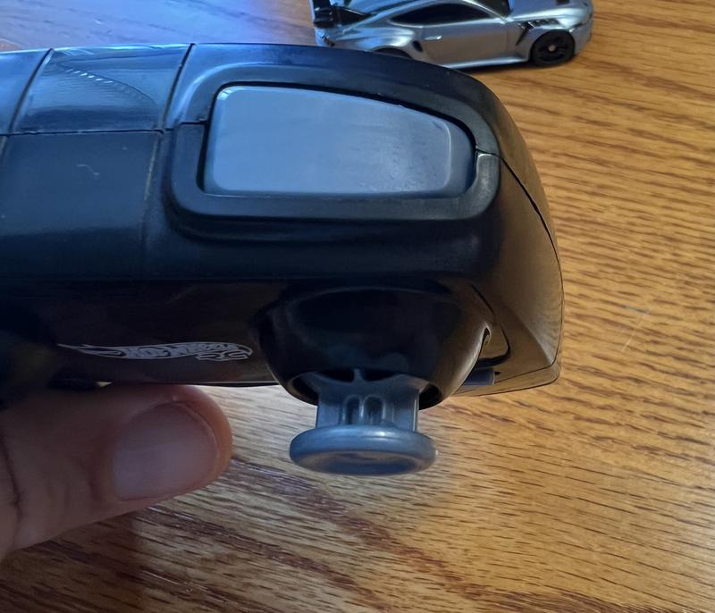 The turbo button on top- sometimes almost too fast.