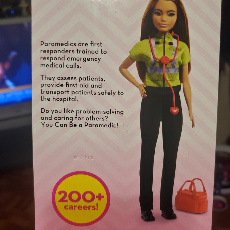Customer Reviews: Barbie Paramedic Doll, Role-play Clothing
