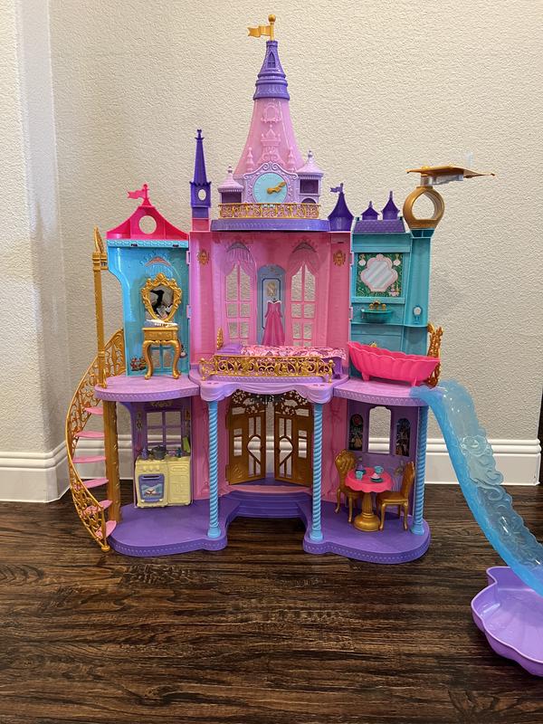 Disney Princesses Château Magique Adventures, 3 Niveaux Avec 10 Zones De  Jeu, 25 Accessoires Pour Poupées