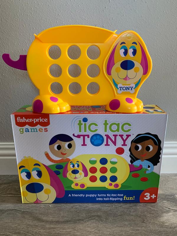 Details about   Fisher-Price Tic Tac Tony Kids Toddler Fun Dog Shapes Puppy Fun Family Game Toy 