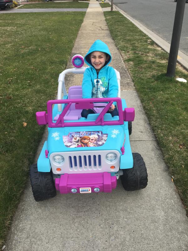 Frozen jeep store car