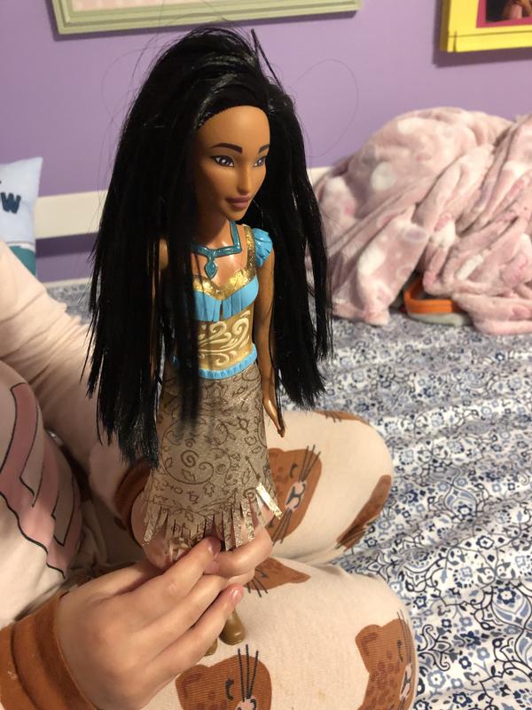 Getting ready for bed with Pocahontas