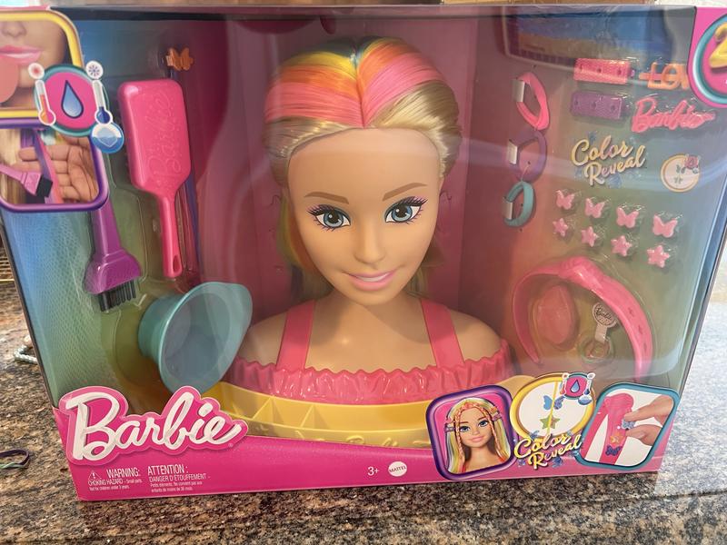 Big barbie head on sale