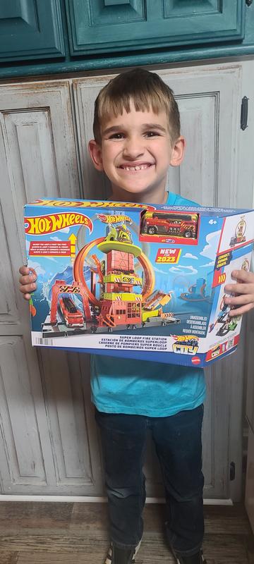 He loves playing with this station!!!