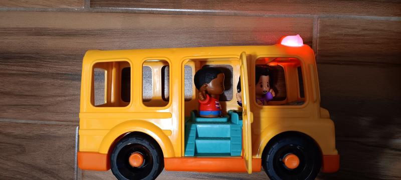 The kids are off to school with the lights shining bright!