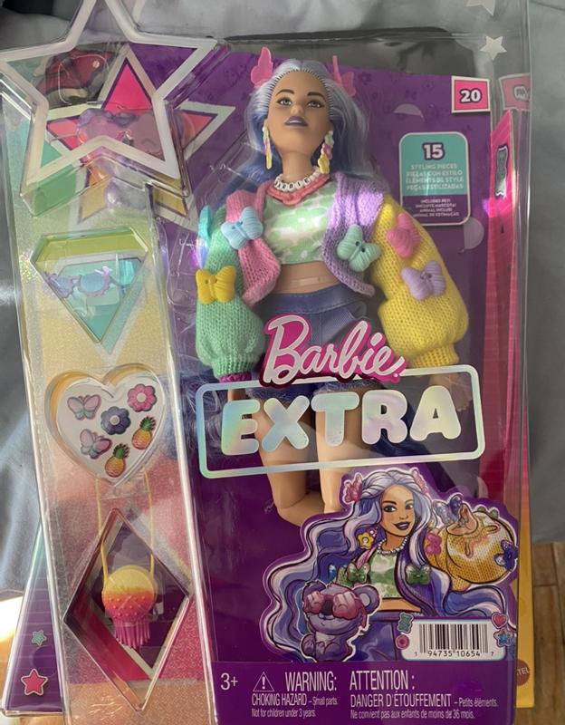 MATTEL - Barbie Extra - Bambola N.11 Con 15 Accessori