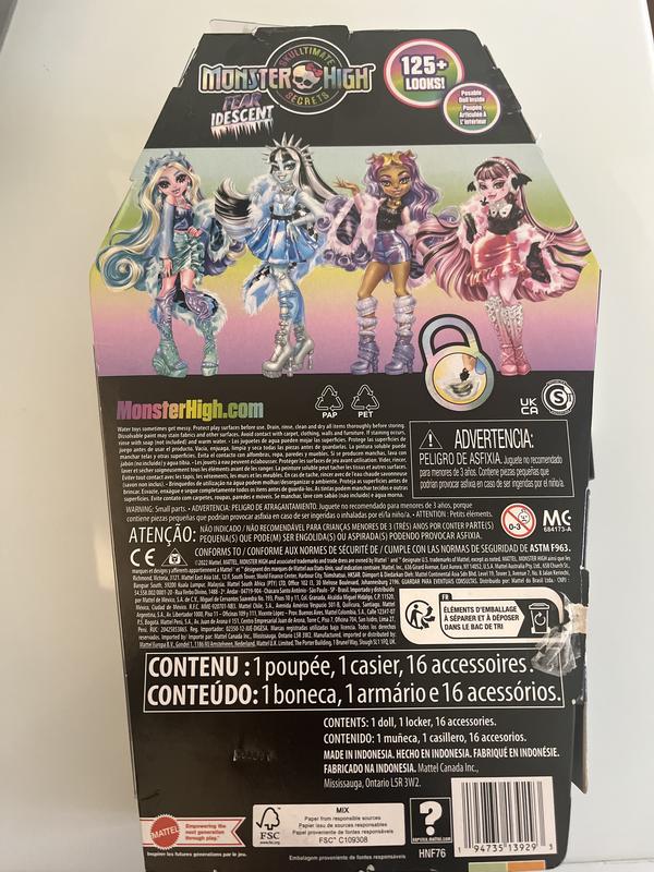 Boneca Monster High Skulltimates Secrets Cleo Denile Mattel