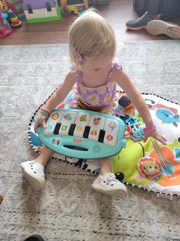 Glow and Grow Kick Play Piano Gym Baby Playmat with Musical Learning Toy
