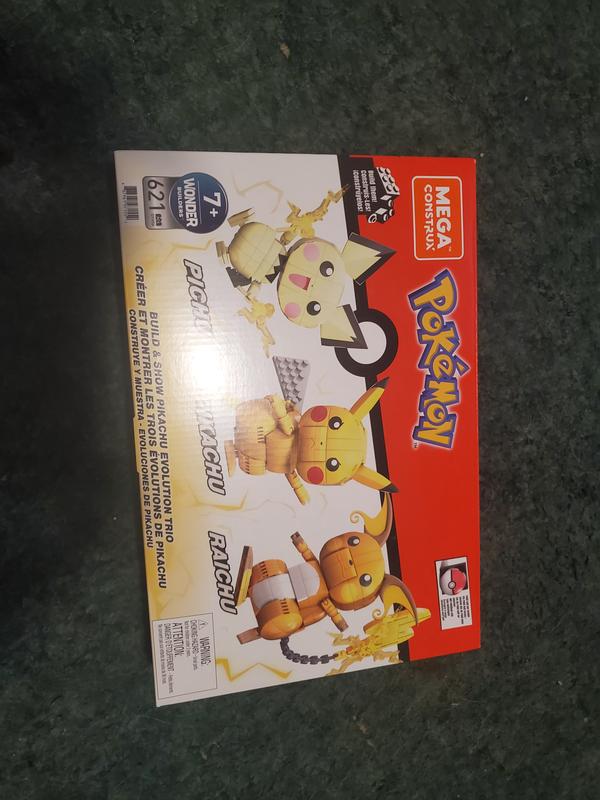 NEW: Mega Pokemon Pickachu Evolution Building Set & Pichu & Raichu  HKT23..SEALED