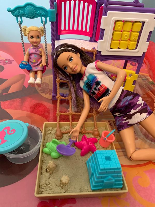 Barbie climb and explore new arrivals