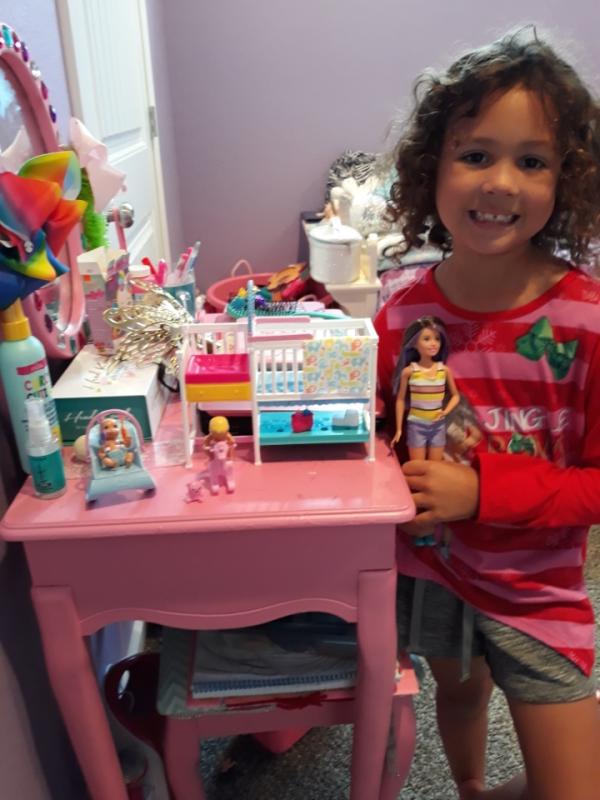 Nap 'n Nurture Nursery Dolls Playset GFL38 NEW Barbie Skipper Babysitters Inc 