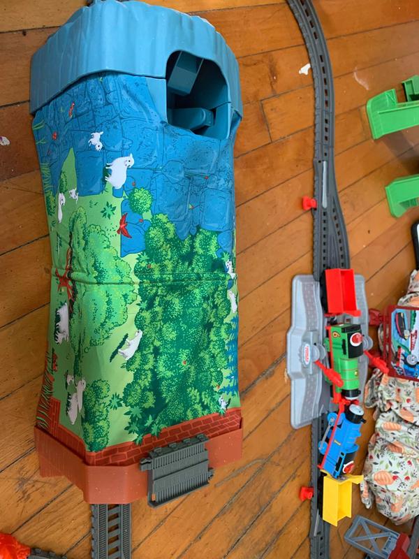 Tunnel with added track piece