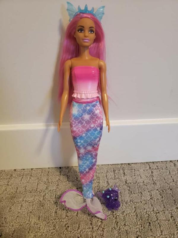 Barbie Sirène Malibu Mermaid Power BARBIE : la poupée et ses accessoires à  Prix Carrefour