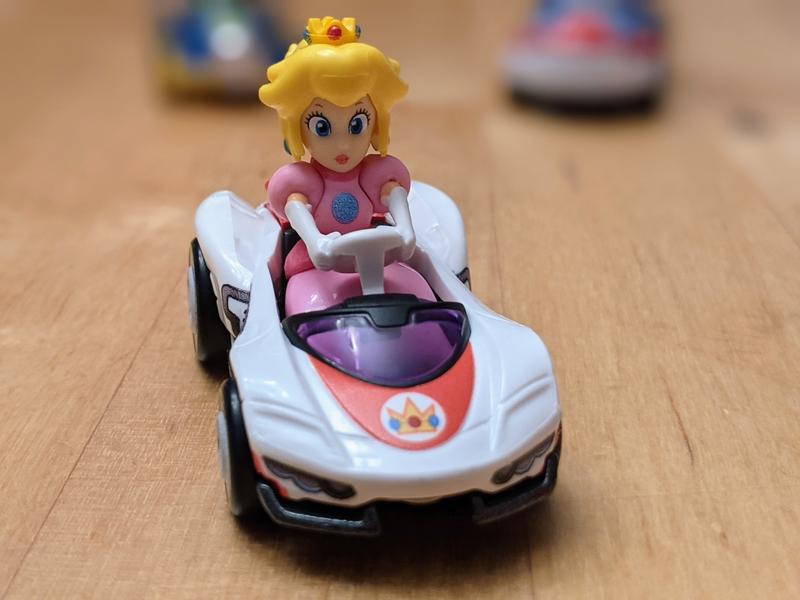 Princess Peach (our favorite) pulling away from the pack!