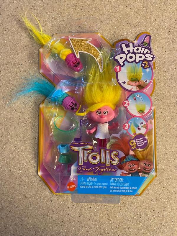 Trolls 3 Band Together Hair Pops Branch Feature Doll