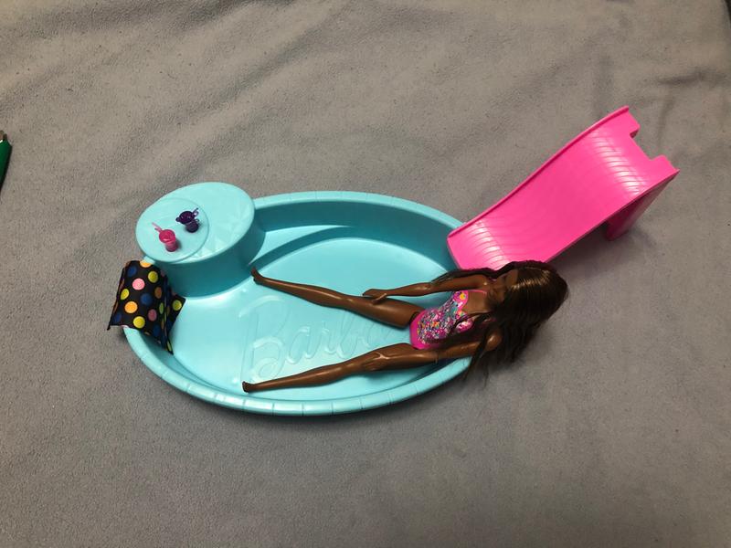 Barbie in pool