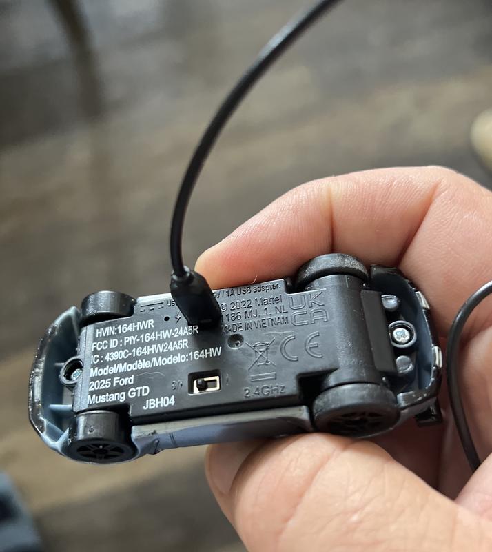 Charging is quick via USB.