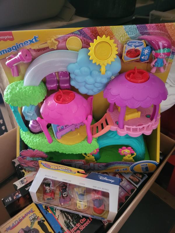 Imaginext Trolls Lights and Sounds Rainbow Treehouse Bundle