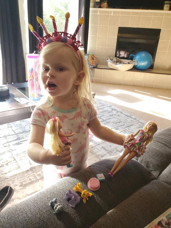 Making the dolls sing Happy Birthday