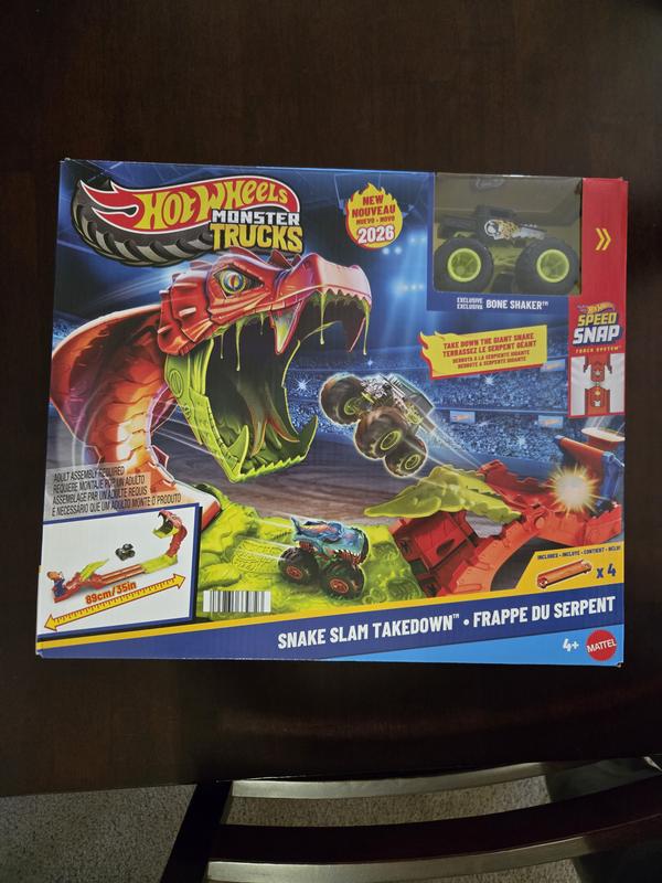 Customer photo for "Hot Wheels Monster Truck Snake Slam Review"