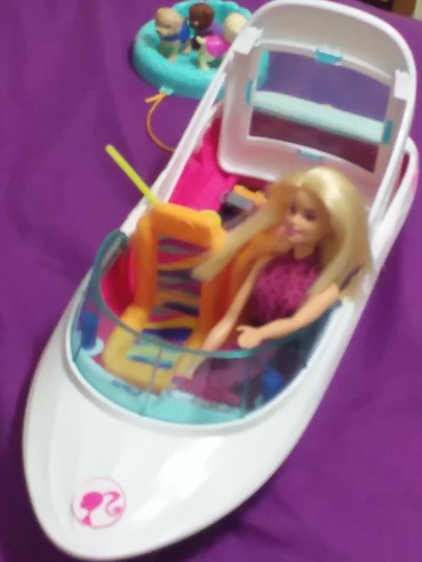 Barbie boat